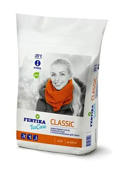 Fertika противогололедный IceCare CLASSIC (-25°), 10 кг