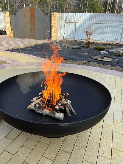 Костровая чаша «Глубокая ROUND» 800 мм