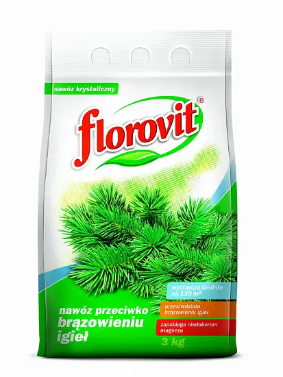 Florovit гранулированный против побурения хвои, мешок 3 кг