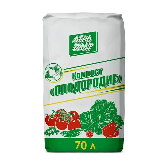 Грунт Агробалт "Компост - Плодородие", мешок 35 л