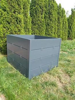 Компостер фактурный, графит, 1000 л, уп