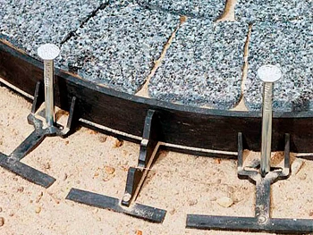 Бордюр секциями ГеоПластБорд, зелёный, 0,058 x 1 м, шт