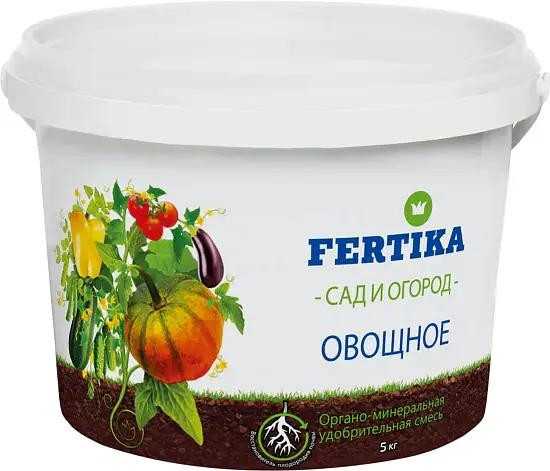 Фертика ОМУ овощное (NPK 10:5:8 + микроэлементы), 5 кг