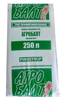Торф "Агробалт-В" кислый, кипа 250 л