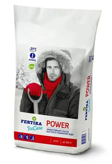 Fertika противогололедный IceCare POWER (-31°), 10 кг