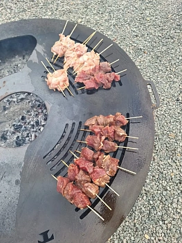 Гриль-кольцо для костровой чаши 800 мм