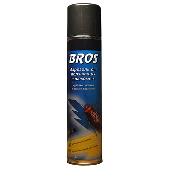 BROS - Аэрозоль от ползающих насекомых, 400 мл
