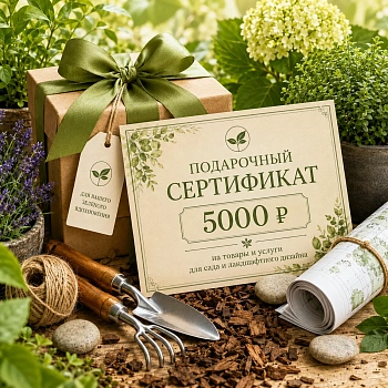 Подарочный сертификат "Мульча.рф"  5 000 руб.