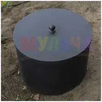 Компактность и защита от дождя: дровница с крышкой (60 см)