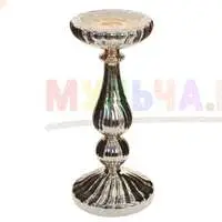 Классика в деталях: подсвечник с зеркальным блеском